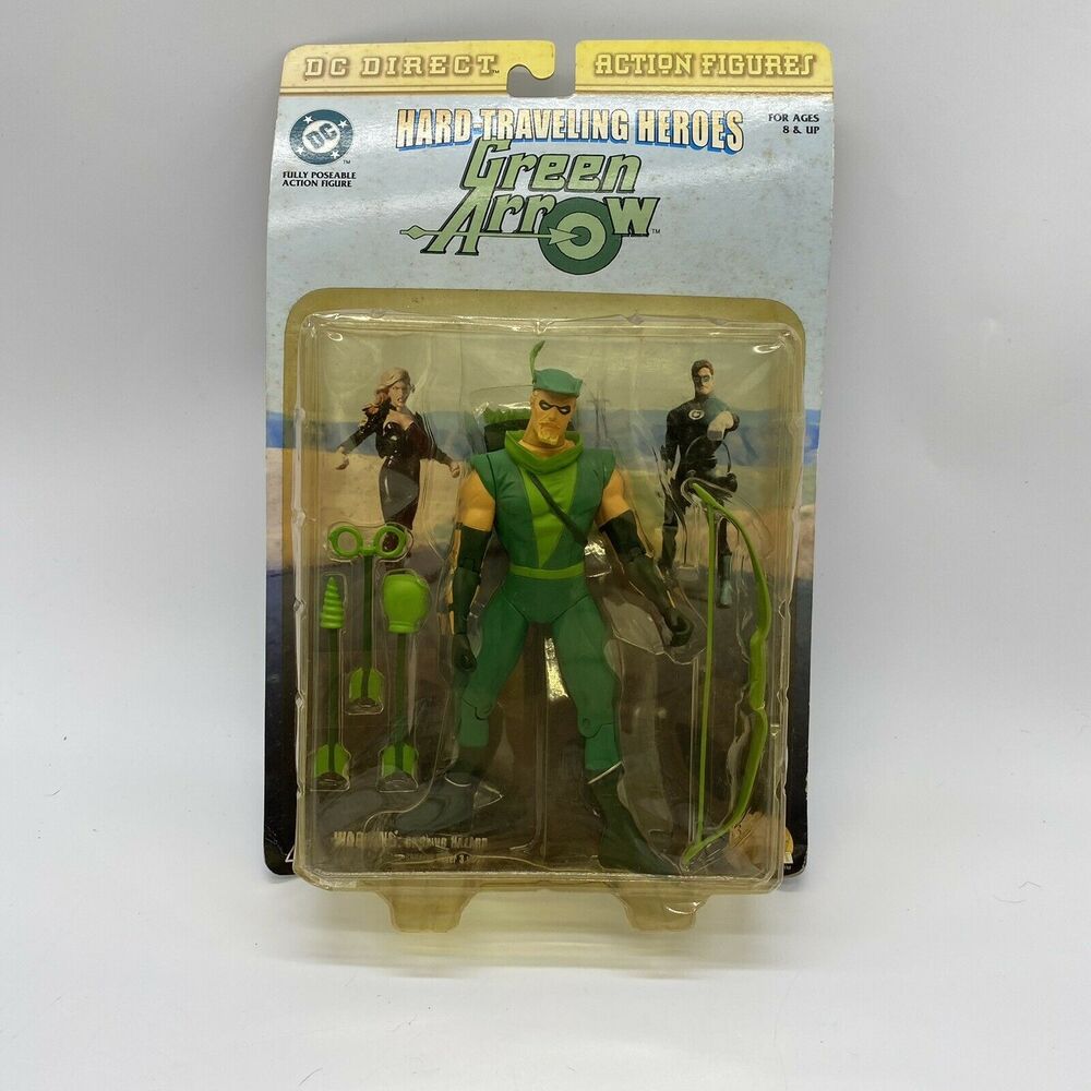 New Sealed DC Universe Direct Hard Traveling Heroes Green Arrow 2000 Vintage